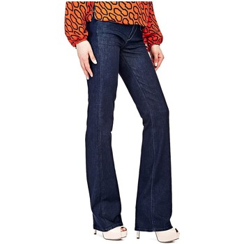 Vêtements Femme Pantalons Guess Pantalon en Jean Brut Sarah Bleu W81A63 Bleu