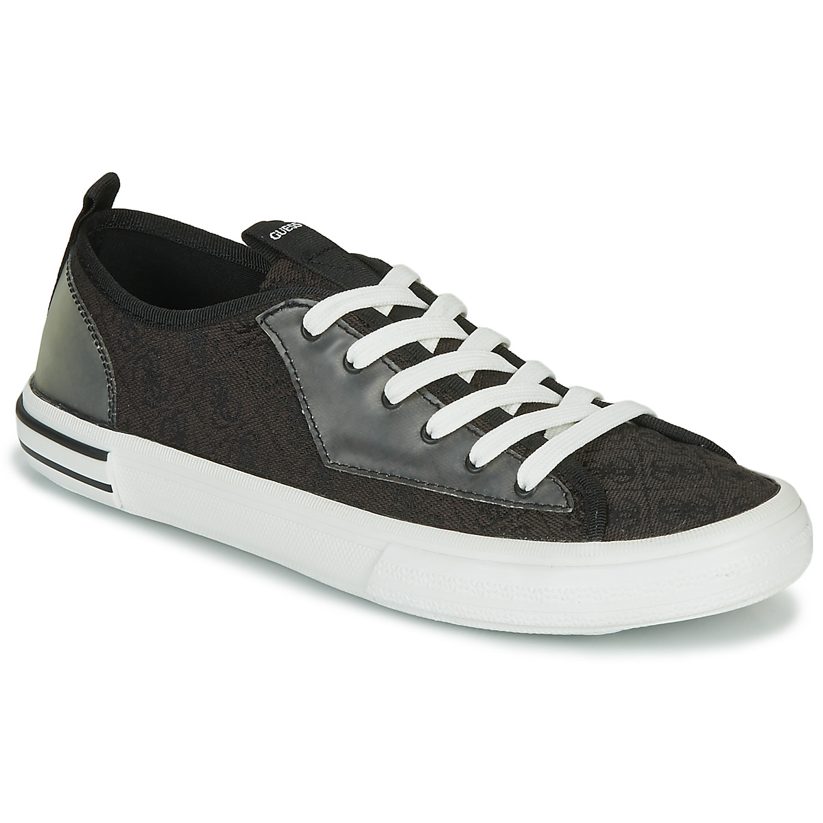 Chaussures Homme Baskets tee Guess NETTUNO LOW Noir / Gris