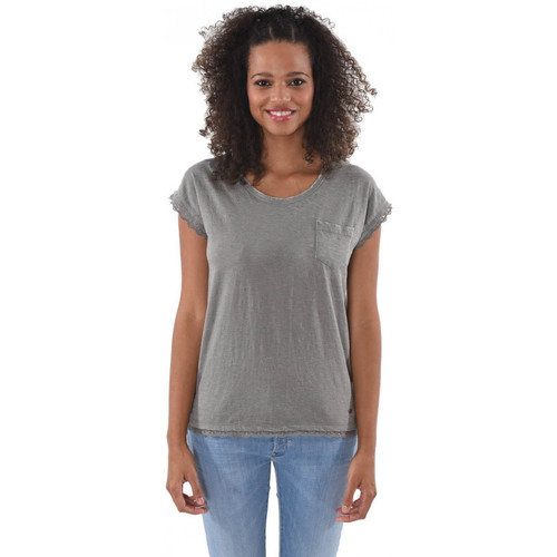 Vêtements Femme Polos manches courtes Kaporal T-Shirt Femme Malya Argil gris Gris