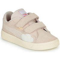 Chaussures Fille Baskets basses Puma SUEDE Rose