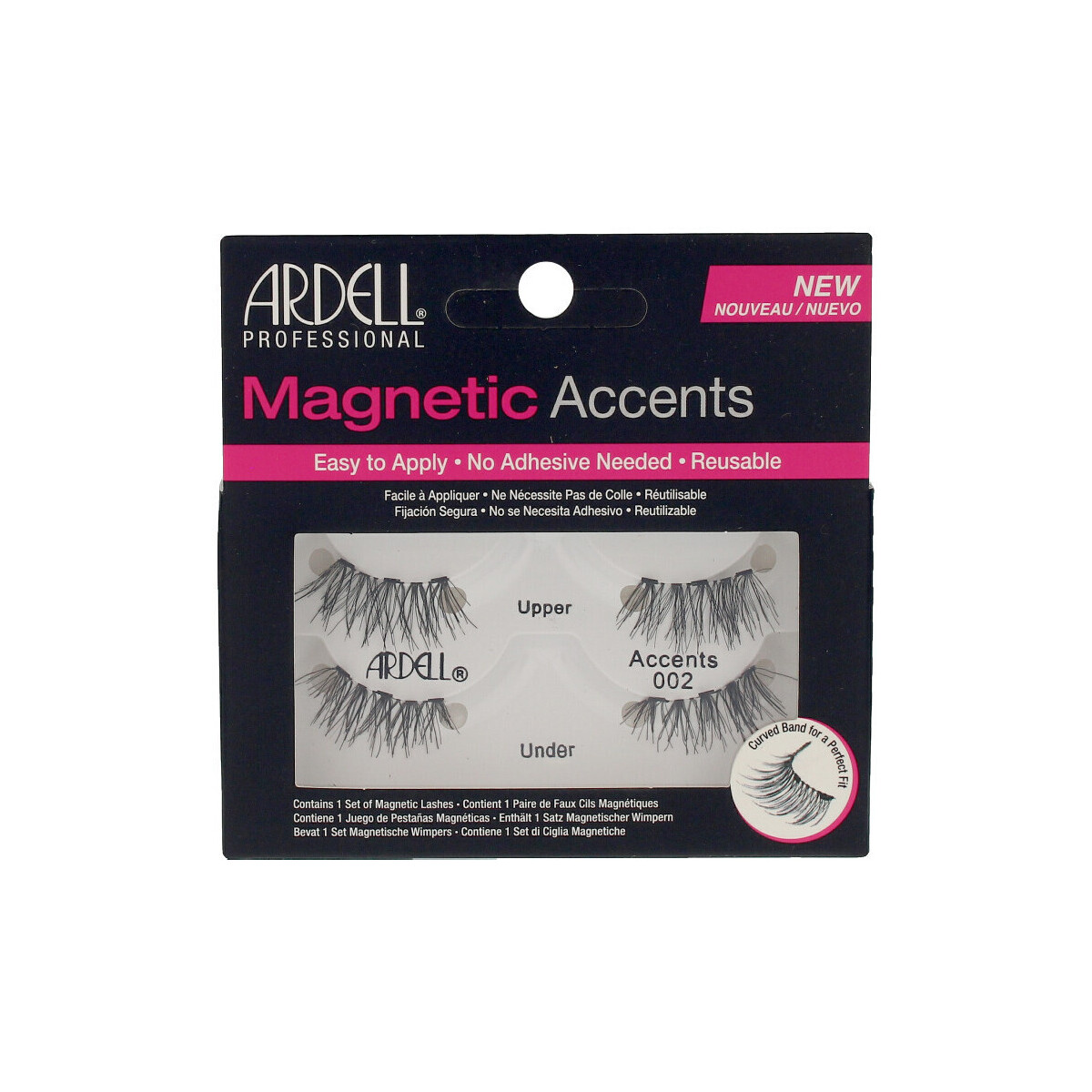 Beauté Femme Mascaras Faux-cils Ardell Magnetic Accent Doble Pestañas 002 