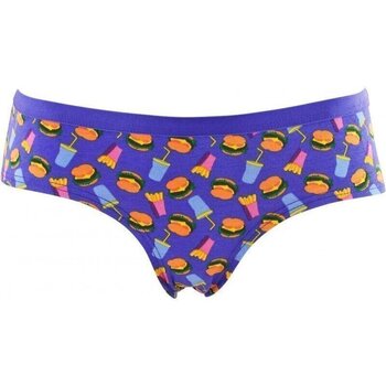 Sous-vêtements Femme Shorties & boxers Happy socks Shorty Femme HAMBURGER Orange Violet