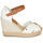 Chaussures Femme Sandales et Nu-pieds Tommy Hilfiger BASIC OPENED TOE HIGH WEDGE Blanc