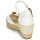 Chaussures Femme Sandales et Nu-pieds Tommy Hilfiger BASIC OPENED TOE MID WEDGE Blanc