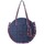 Sacs Femme Sacs porté épaule Fuchsia Sac épaule rond paille  Raffia Malone - Bleu marine Multicolore