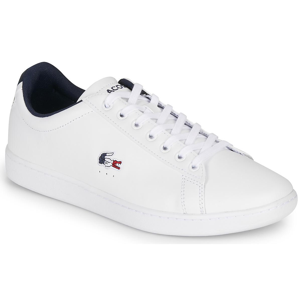 Chaussures Homme Baskets basses claro Lacoste CARNABY EVO TRI1 SMA Blanc