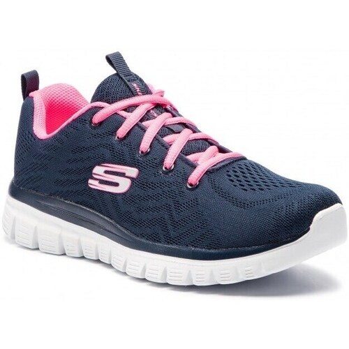 Chaussures Femme Baskets basses Skechers Graceful Get Connected Marine