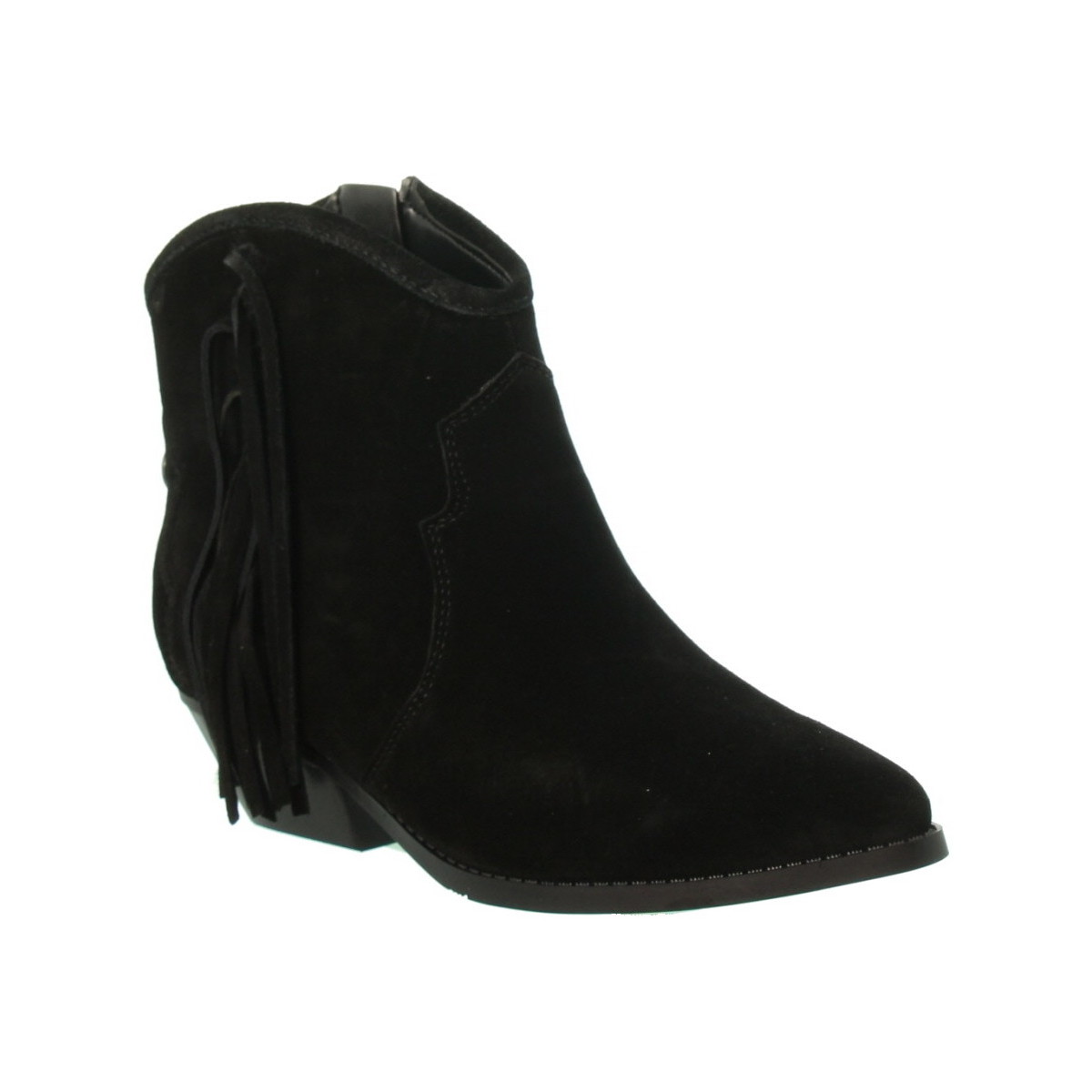 Chaussures Femme Bottines Guess Bottines  ref_47185 Black Noir