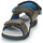 Chaussures Garçon Sandales sport Geox JR SANDAL STRADA Marron / Bleu