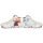 Chaussures Fille Baskets montantes Geox JR CIAK GIRL Blanc / Bleu
