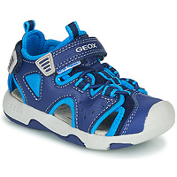 Chaussures Garçon Sandales sport Geox B SANDAL MULTY BOY Bleu