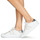 Chaussures Femme Baskets basses Geox D PONTOISE Blanc / Argenté
