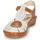 Chaussures Femme Sandales et Nu-pieds Pikolinos P. VALLARTA 655 Blanc / Camel