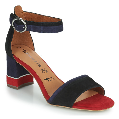 Chaussures Femme Sandales et Nu-pieds Tamaris DALINA Marine / Rouge