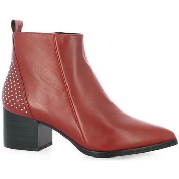 Chaussures Femme Bottines Adele Dezotti Boots cuir rouge