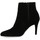 Chaussures Femme Hunter Short Gloss Siren Boots Boots cuir velours Noir