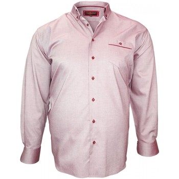 Vêtements Homme Chemises manches longues Doublissimo chemise sport oxford bordeaux Bordeaux