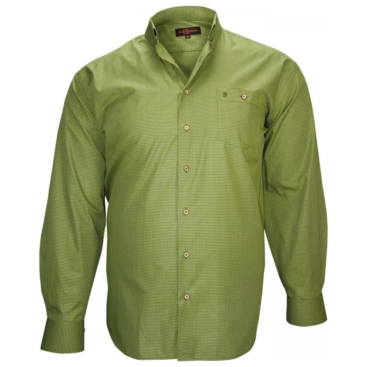 Vêtements Homme Chemises manches longues Doublissimo chemise sport normandie vert Vert