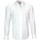 Vêtements Homme Chemises manches longues Abats jours et pieds de lampeer chemise en gabardine leeds blanc Blanc