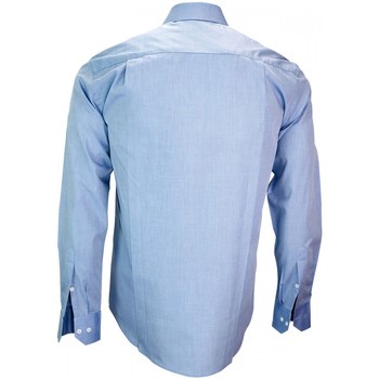 Emporio Balzani chemise fil a fil firenze bleu Bleu