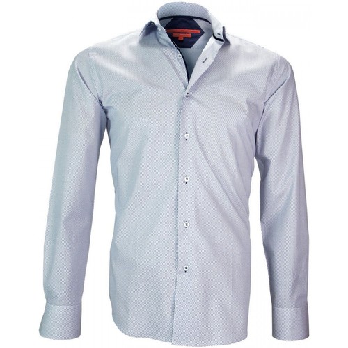 Vêtements Homme Chemises manches longues Suivi de commande chemise imprimee glasgow bleu Bleu