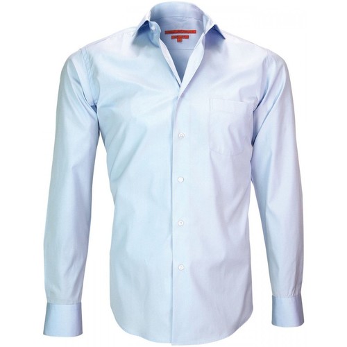 Vêtements Homme Chemises manches longues Bébé 0-2 ans chemise en popeline coventry bleu Bleu