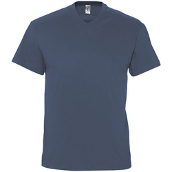 Vêtements Homme T-shirts manches courtes Sols VICTORY COLORS Bleu