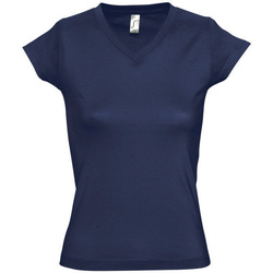 Vêtements Femme T-shirts manches courtes Sols MOON COLORS GIRL Bleu
