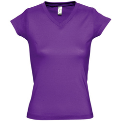 Vêtements Femme T-shirts manches courtes Sols MOON COLORS GIRL Violeta