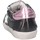 Chaussures Fille Baskets basses Dianetti Made In Italy I94290D Basket Enfant Rosa Rose