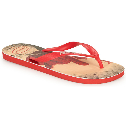 Chaussures Homme Tongs Havaianas TOP MARVEL Rouge / Noir