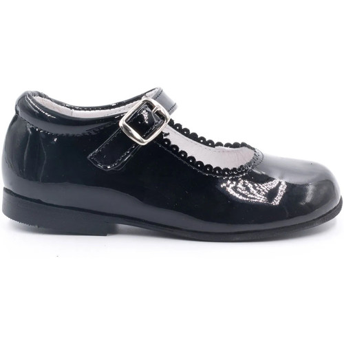 Verni Noir École Chaussures s'adapter à la plupart 46 cm Baby Annabell Chaussure Taille 8.2 x 4.2 cm 