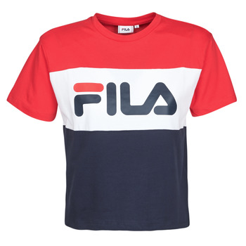 Vêtements Femme T-shirts manches courtes Fitness Fila ALLISON Marine / Rouge / Blanc