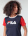 Vêtements Femme T-shirts manches courtes Fila SALOME Marine / Rouge