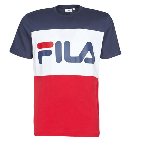 Fila DAY Marine / Rouge / Blanc - Vêtements T-shirts manches courtes Homme  25,20 €