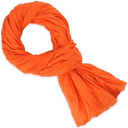 Accessoires textile Oh My Bag Allée Du Foulard Chèche coton uni Orange