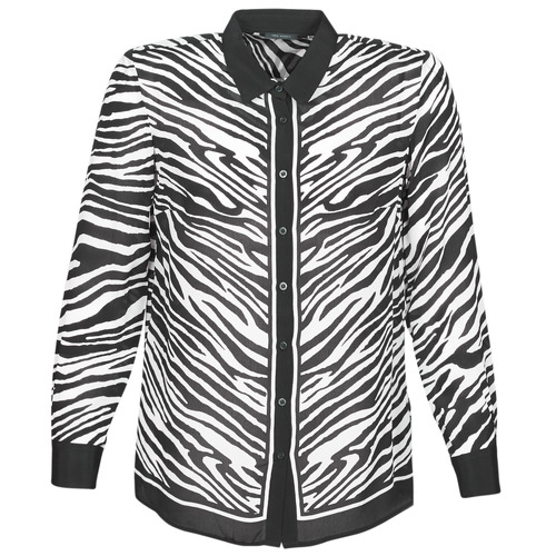 Vêtements Ikks BQ12105-03 Noir / Blanc - Livraison Gratuite 