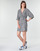 Vêtements Femme Robes courtes Ikks BQ30415-03 Noir / Blanc