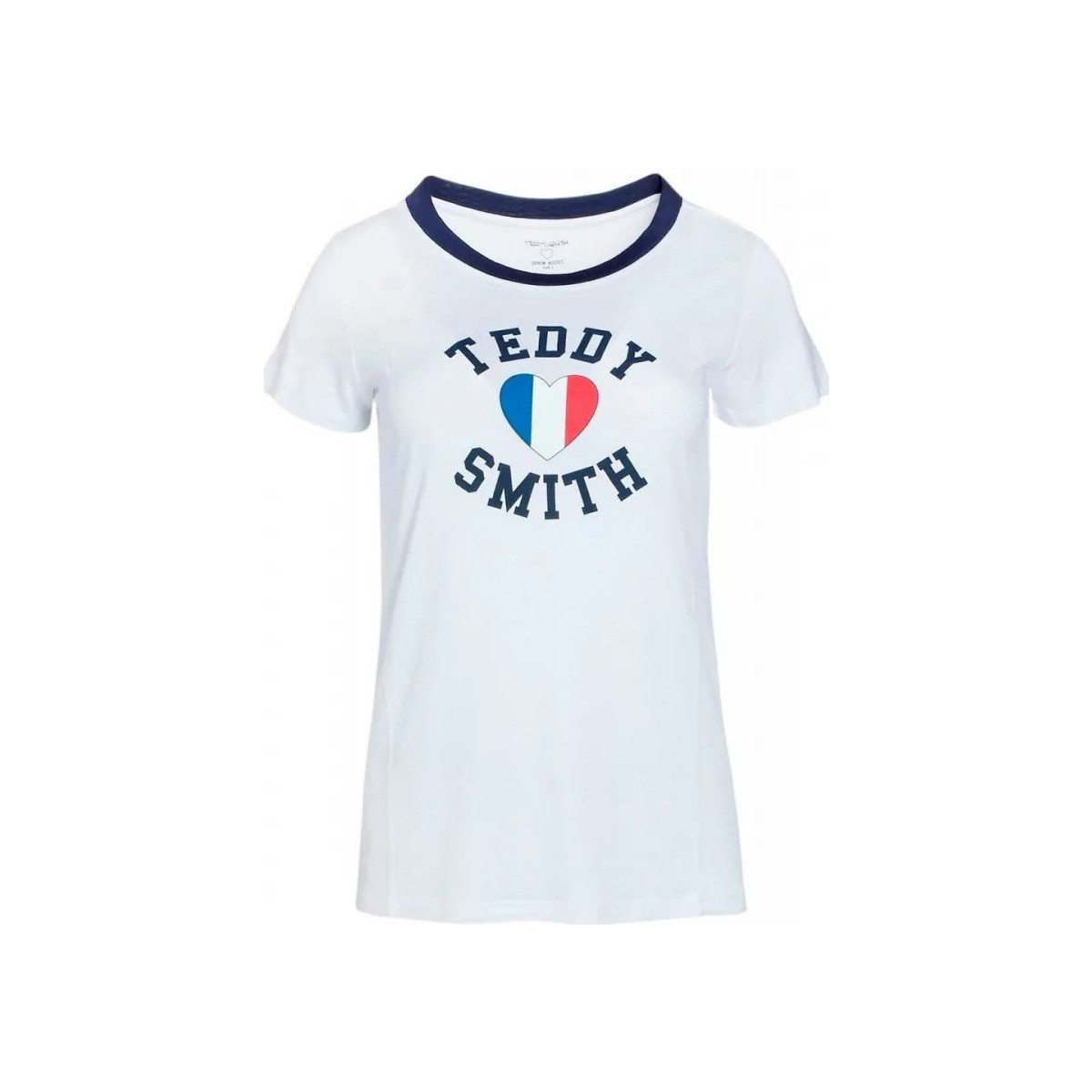 Vêtements Femme T-shirts & Polos Teddy Smith T  TWELVO Blanc