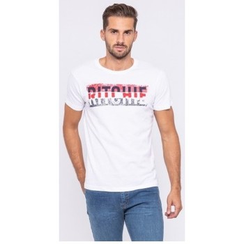 Vêtements Homme T-shirts manches courtes Ritchie T-shirt col rond pur coton organique JOSH Blanc