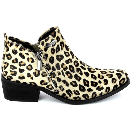 Chaussures Femme Bottines Shorts & Bermudaslarbi LES TROPÉZIENNES Lettya leopard Multicolore