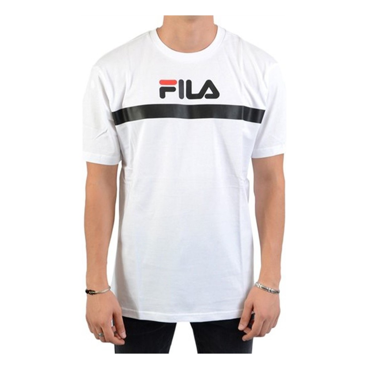 Vêtements Homme T-shirts & Polos Fila ANATOLI TEE Blanc
