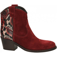 Chaussures Femme Bottines Via Roma 15 TEXANO 347 Rouge