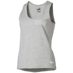 Vêtements Femme T-shirts manches courtes Puma Athletics Tank W Gris