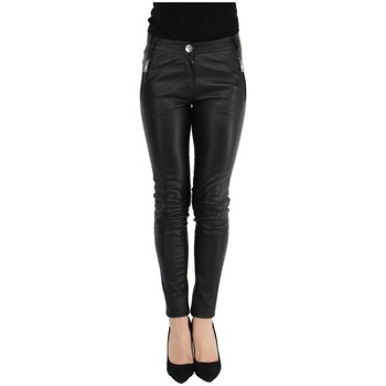 Vêtements Femme Pantalons Oakwood Pantalon  en cuir ref_cco43985 Noir Noir
