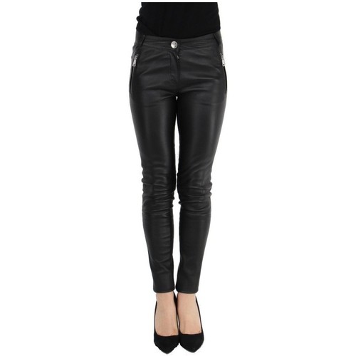 Vêtements Femme Pantalons Oakwood Pantalon  en cuir ref_cco43985 Noir Noir