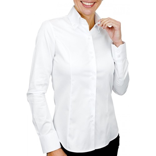 Vêtements Femme Chemises / Chemisiers The home deco faer chemise double col wichita blanc Blanc