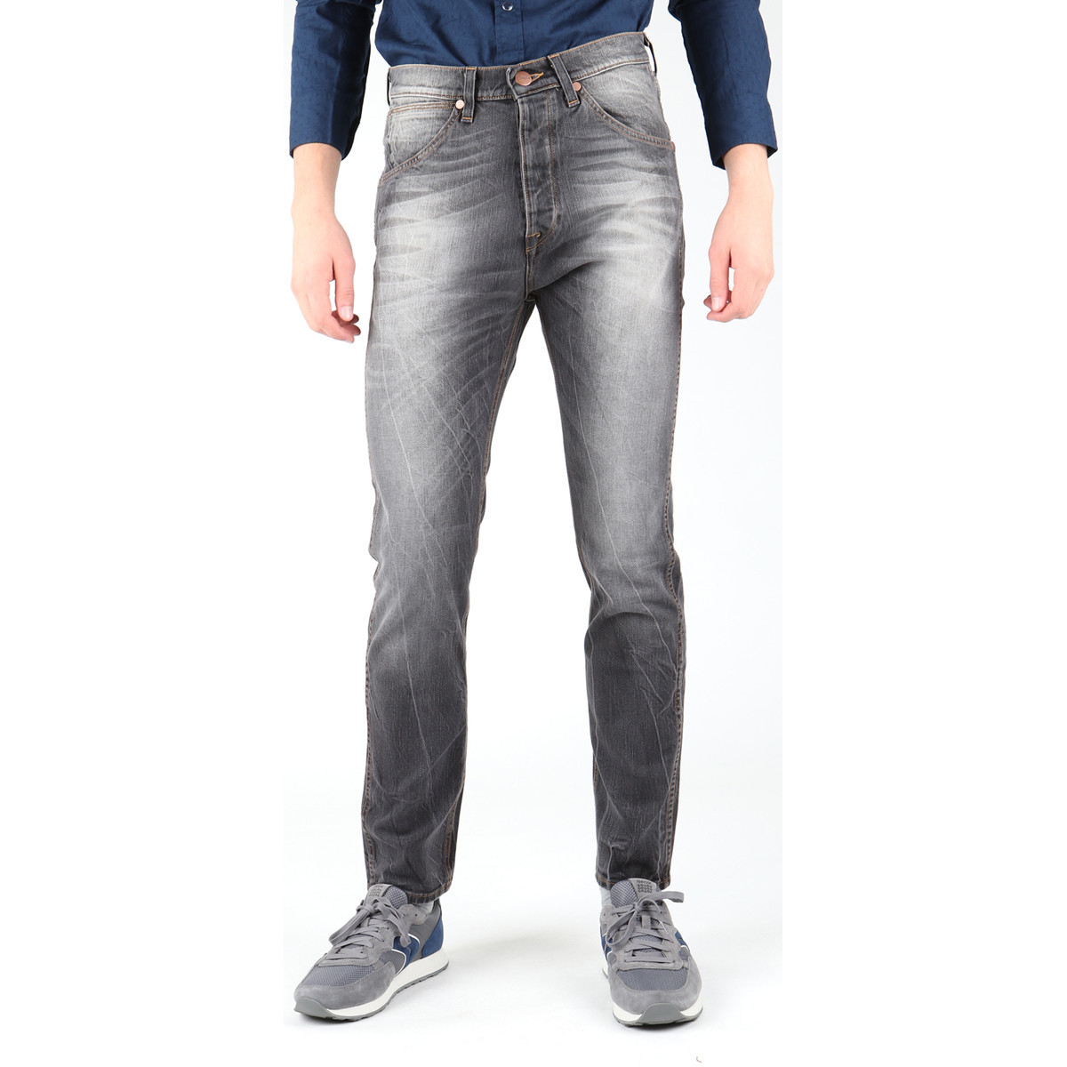 Vêtements Homme Jeans slim Wrangler Vedda W12ZNP21Z Gris