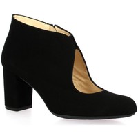 Chaussures Femme Bottines Brenda Zaro Boots cuir velours Noir
