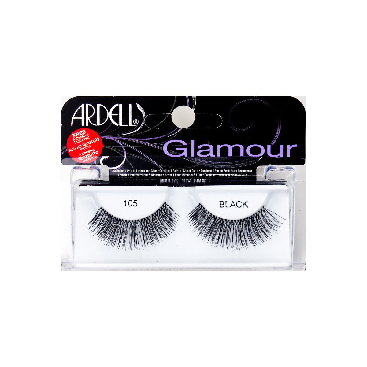 Beauté Femme Mascaras Faux-cils Ardell Glamour Pestañas 105-black 